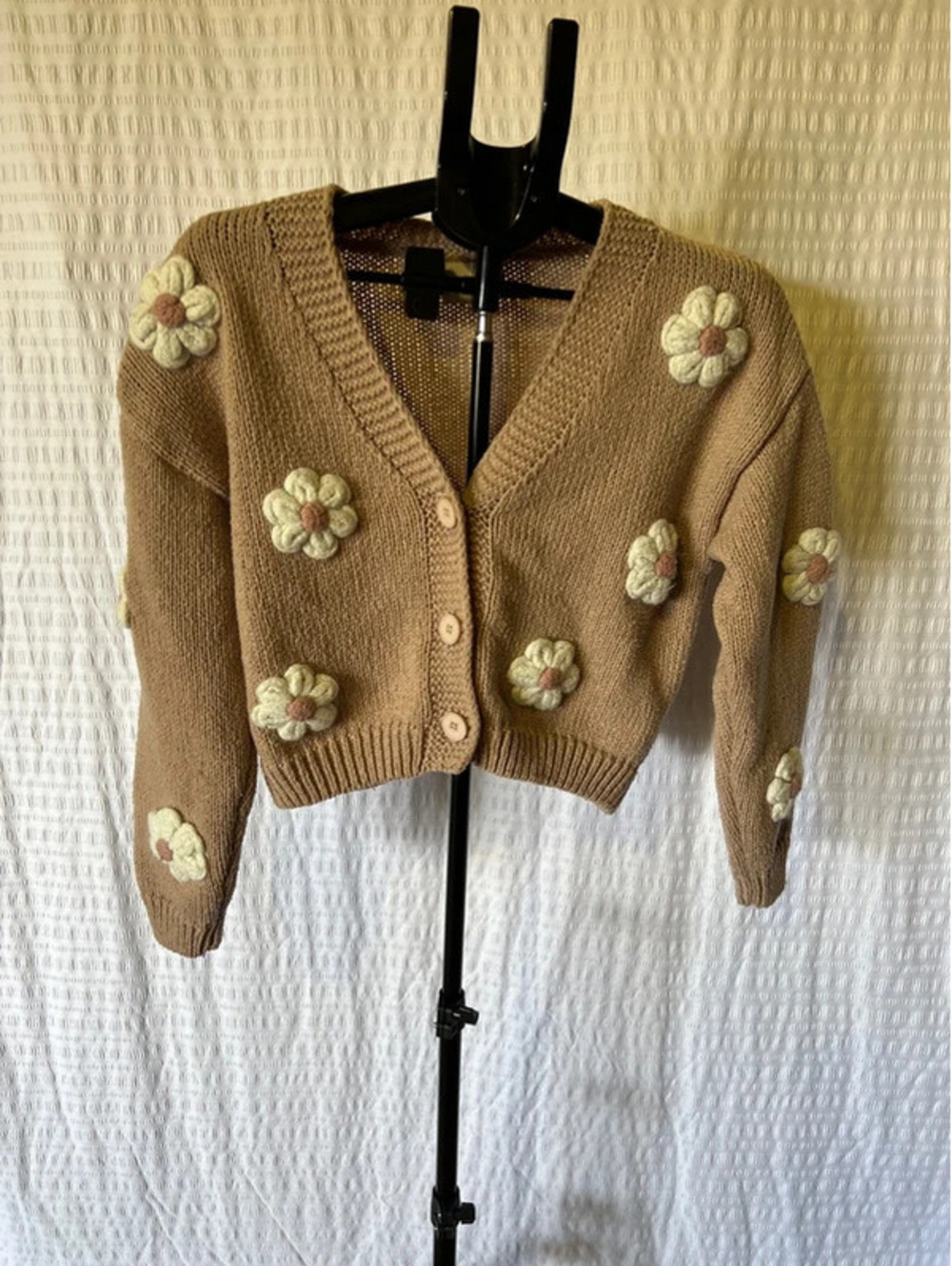 Luna Ivy Sz XS Crop Cardigan